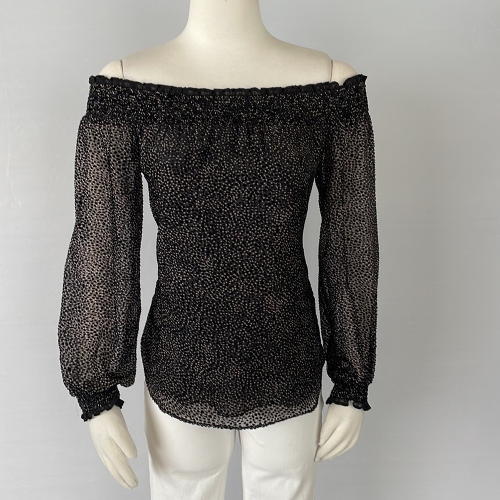 NWT WHBM Off the shoulder blouse XS - Picture 7 of 16